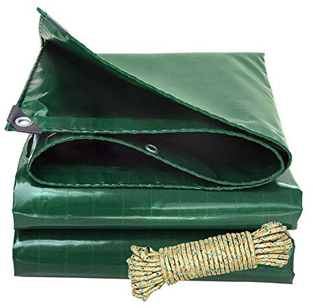 BXL Outdoor-Multifunktions Tarpaulin-Plane Im Freien Wasserdichten Abdeckung Mit Seil Oesen, Multi-Purpose Regen Und Sonnenschutzfolie,3X3M