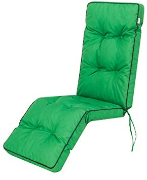 PillowPrim Sonnenliegenkissen, Stuhlkissen, Gartenstuhlkissen, Gartenstuhl, Stuhl, Garten, Kissen, Auflage Gartenliege Polster Kissen, Kissen Garten im Freien - 50x160 cm Grün