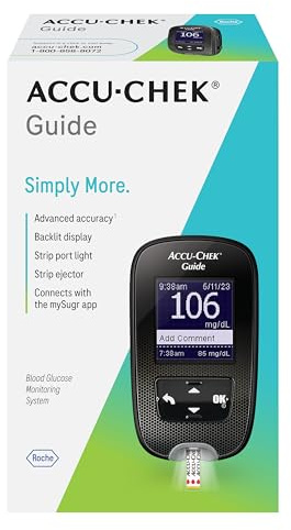 Accu-Chek Guide Diabetes Meter for Diabetic Blood Glucose Monitoring (Meter Only)