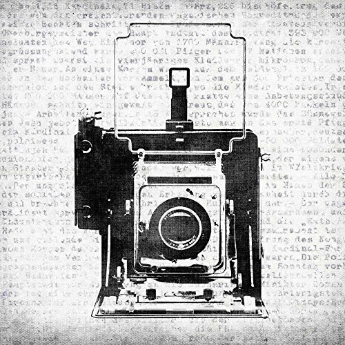 Imagen en lienzo enrollado Cámara vintage Emery Kristin - Cuadrado vintage Art Print Vintage Camera Canvas Fine Art 15_X_15_in