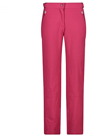 CMP Women Stretch Pant rot | 4-Wege-Stretch für optimale Bewegungsfreiheit, Clima Protect Technologie für zusätzliche Wärme, warm bleibst