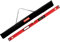 PRO900 Niveau Electronique 120cm avec 2 écrans LCD et pochette - Niveau à bulle numérique avec mémoire de mesure jusqu'à 19 résultats - Indice de protection IP65 - Couleur Rouge