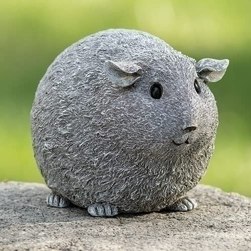 Roman Statua Pudgy Pals di porcellino d'India, altezza 14 cm, decorazione per esterni, accessori da giardino