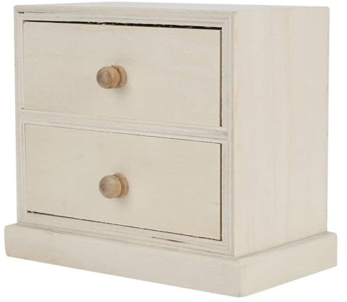Schubladenbox Für Dokumente Und Bürobedarf, Schreibtisch Organizer Mit 2 Schubladen Schubladenbox Schubladenelement Mini-Kommode Für Kleinigkeiten Ordnungssystem Desktop-Speicher-Schubladen