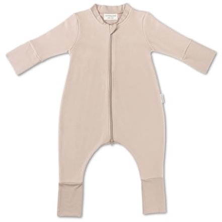 Hofbrucker® Premium Baby Schlafsack Super Weich & Atmungsaktiv mit Füßen aus 100% Bio Baumwollfleece 2 TOG - Ganzjahres Babyschlafsack - verschiedene Größen & Farben