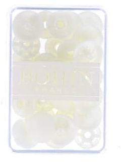 Bohin - Bohin Plastik Weiß (13mm) Schnapp Befestigungselemente - 8 Stücke