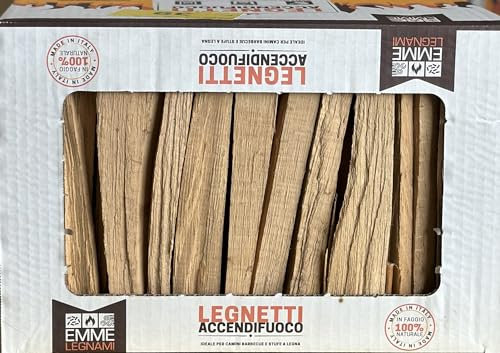 LEGNETTI ACCENDIFUOCO EMMELEGNAMI 8 KG