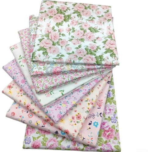 Baumwoll-Steppstoff, Patchwork-Nähtücher, bedruckter Baumwollstoff für Patchwork-Tuch, Handarbeit, Handzubehör, 8 Stück, 40 x 50 cm, 8 Stück