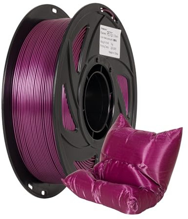 TRONXY PETG Filament 1,75 mm, Metall-Lila-Gold 3D-Drucker-Filamentgenauigkeit +/- 0,05 mm, 1 kg Spule (2,2 lbs) für 3D-Drucker