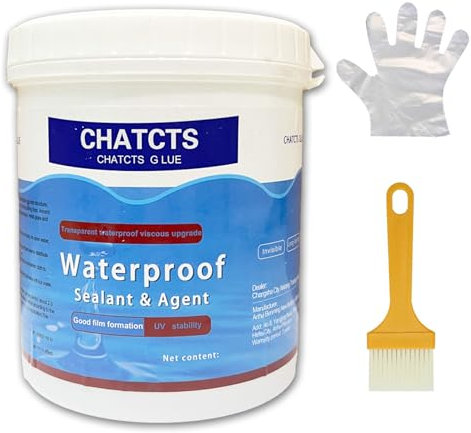 Waterproof Glue,Invisible Agent,Strong Transparent Sealant,for Bathroom, Kitchen, Garden, Roofs, Walls (0.3, Kilograms)