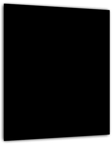 DarHaus Plaque de recouvrement, 40 x 52 cm, en verre, pour cuisinières électrique, à induction ; convient comme décoration, protection anti-éclaboussures ou planche à découper, Noire