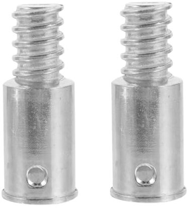 Healvian 2stücke Besenstiel Adapter Mit Gewinde Verlängerungsstangen Verbindung Robuster Für Mopps Und Stangen Einfache Montage Für Zuhause Und Büro