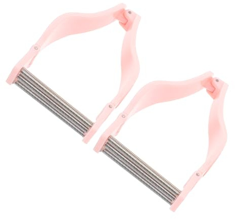 SAFIGLE Depiladora Facial Femenina de 2 Piezas Resorte para Depilación Delicada en Mejillas y Vello Facial, Protección de Piel para Uso Diario