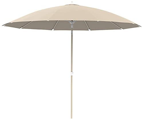Parasol d'extérieur inclinable résistant aux UV et au vent pour jardin, balcon, villa sans base
