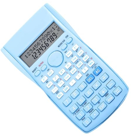 SUNGOOYUE Wissenschaftlicher Taschenrechner, Multifunktionsrechner mit 240 Funktionen und 12-stelliger Anzeige für Studenten, Ideal für Bildung und Ingenieurwesen (Blue)