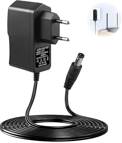12V 1A 12W Fuente de Alimentación Universal, AC/DC Adaptador 100-240v