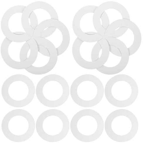MAGICLULU Anneaux de Protection en Papier pour Chauffe-Cire, 50 Pièces, Coussinets Universels pour Machine à Cire, Adaptés à L'Épilation Professionnelle et Personnelle