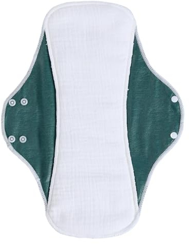 Toalla Sanitaria Reutilizable para Mujer Transpirable, Antifugas, | Salvapantalones de Algodón Lavable para Posparto, Etapa Menstrual, Adolescentes, Mayores, Mujer, Pareja