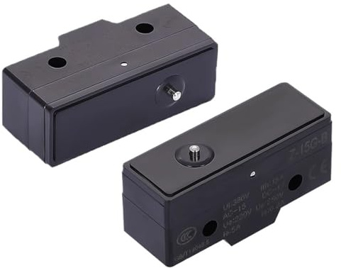 1 pieza Z-15G-B Z-15G Interruptor de límite de recorrido de microinterruptor Pequeño brazo de palanca de rodillo giratorio horizontal Terminal de tornillo de bisagra