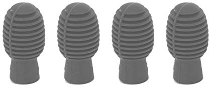Schlagzeug Stummschalter, Leise Übung ohne Lärm, Schlagzeugsticks Stille Zubehör, 4er Set für Zuhause, Studio, Bandprobung