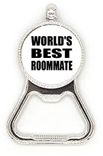 World's Best Roommate - Apribottiglie per birra in metallo per la stagione di laurea, in acciaio INOX