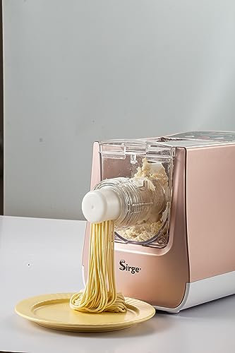 Sirge PASTARIT48 Macchina per pasta fresca automatica 48 TRAFILE - 300W - PER TUTTI I TIPI DI FARINA + KIT Ravioli