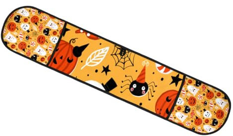 Double maniques de cuisine - Thème Halloween - Résistants à la chaleur - Pour la cuisine et la pâtisserie