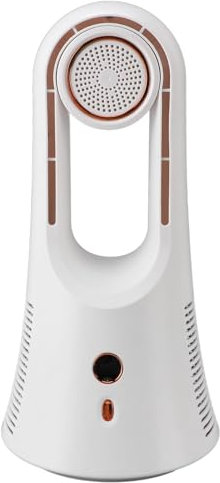 Sahgsa Petit ventilateur de table sans pales 6 vitesses avec écran d'alimentation, tablette aromatique pour la maison, la chambre, le bureau