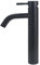 VirtuGro Robinet Salle Bain Robinet de Lavabo Haut Mitigeur Lavabo Noir - Acier Inoxydable - Noir - Faible Bruit - Économique en Eau - Chaud et Froid - Chromé - Salle de Bain