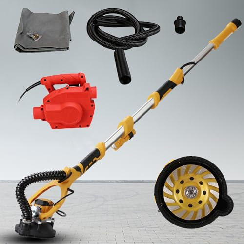 YXZQLOZ Meuleuse d'angle 125mm, 1600W raboteuse de Surface en béton électrique rectifieuse de béton pour Brique Pierre béton carrelage