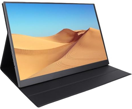 16 4K 120Hz Portable Monitor, HDR Display med Dubbla USB-C & Minihdmi, Inbyggda Högtalare, Low Blue Light Eye Care-skärm för Bärbar Dator/spel/kontor