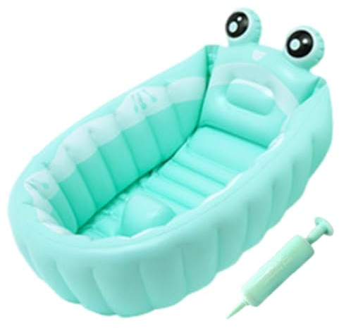 Bañera Inflable Para Bebés, Bañera Portátil Para Bebés Con Bomba De Aire, Piscina Inflable Bebe, Bañeras Plegable Antideslizante, Verano De Bañeras Hinchable Para Niños Y Niñas
