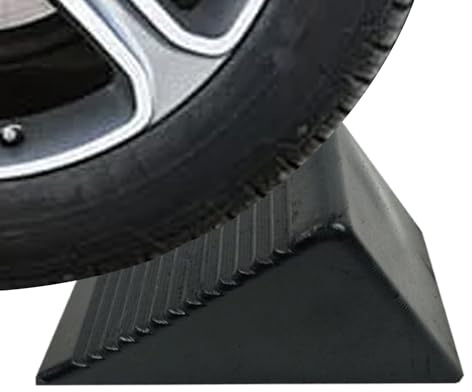 Generisch Cuñas de rueda para remolques | bloques de neumáticos antideslizantes, almohadillas estabilizadoras de apoyo resistentes para motocicletas, camiones, barcos, estacionamiento, viajes, camping