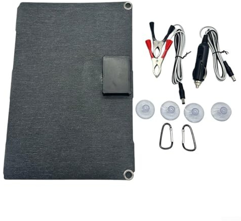 Panneau solaire pliable 40 W 12 V, double port pliable, chargeur d'alimentation portable pour téléphone, banque d'alimentation, camping, voyage
