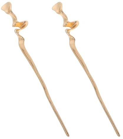 Healvian 2pezzi Hair Stick in Lega di Zinco Vintage per Chioma Donna, Bastoncini Retrò Eleganti e Resistenti per Occasioni Speciali e Matrimoni