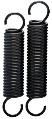 Molla di tensione aperta in acciaio al manganese da 65 MnS - 2 pezzi, diametro filo 2,5 mm(300mm)
