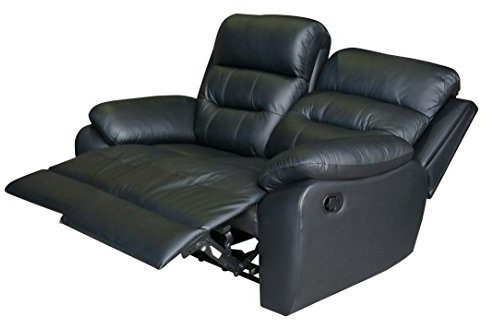 Mapo Möbel Voll-Leder Fernsehsofa Relaxsofa 2-Sitzer 5131-2-S