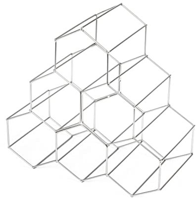 Compactor HEXA Weinregal (6 Flaschen) - LIFE Kollektion, Größe M, CHROME, RAN8662