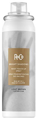 R+Co Bright Shadows Root Touch-Up Spray - Light Brown, 1.5 Oz
