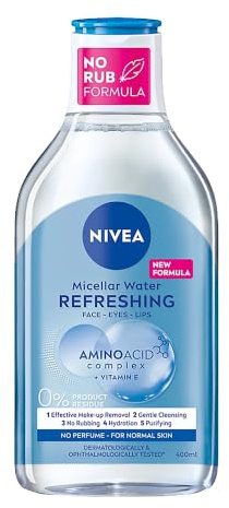 Nivea 3-in-1 Micellar Wasser normale bis Mischhaut, 400 ml