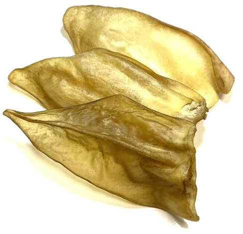 Maltbys' Stores 20x Bald Cows Ears 100% Beef 100% Natural Dog Treats Beef Chews