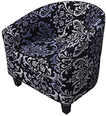 Highdi Sesselschoner Sesselüberwurf mit Elastisch Stretch Husse 2 Stück, Club Chair Schonbezug Sofabezug mit Hoher Dehnung Sessel für Loungesessel Cocktailsessel Clubsessel (Barock)