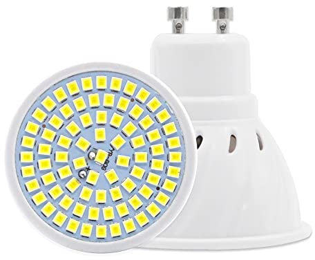 Fengyan Bulbi Domestici 10 pezzi PORTATO lampade GU10 MR16 E27 2835 SMD 9W 12W 15W 220V Scale for corridoi da cucina Scale Balcone Illuminazione PORTATO Bulb ( Colore : GU10 220v Warm White , Dimensio