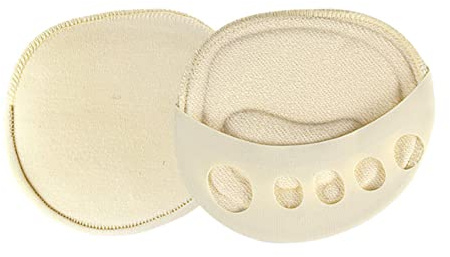 2 Paar Anti-Ermüdungs-Kompressions-Vorfußpolster, Weich Gepolsterte Bandage Zur Schmerzlinderung, Fußkissen für Damen und Herren, Ballen-Schmerzlinderungskissen für Sesamoiditis,(Hautfarbe)