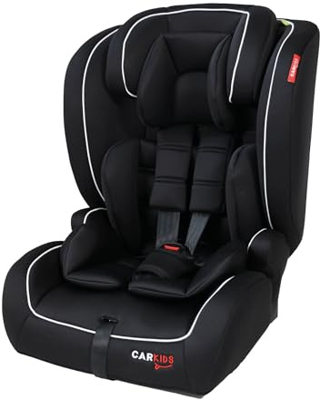 Carkids I-Size Autositz Jessie 76-150cm Isofix Schwartz/Weiß
