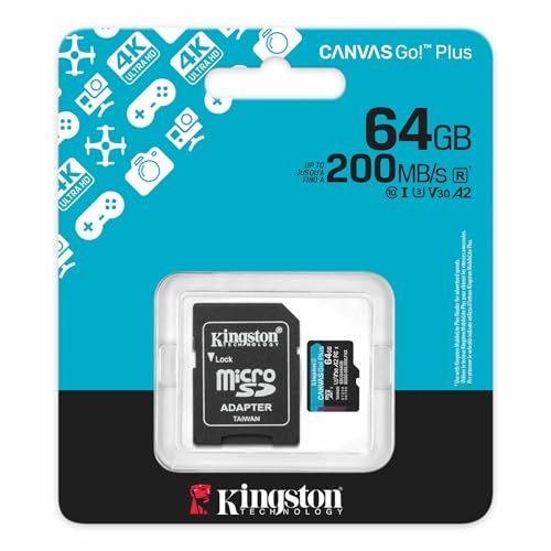 Micro SD Karte Speicherkarte 32GB 64GB 128GB 256GB 512GB Class 10 UHS-I MicroSDXC Memory Card A1 UHS-I U1 Speicher für Kameras Handy Tablets Android Smartphones 4k Drohne (64GB - (170 MB/S))