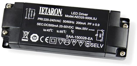 LED Transformator LED Trafo LED Treiber Netzteil ElektronischerTrafo LED Schalternetzteil Konstandstrom 350-700mA 21-27W Nicht dimmbar