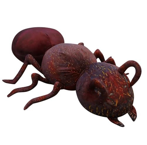 TOPLITHE Simulation Ameise Plüschtier, Lebensechte Ameise Stofftier Weiches Plüsch Umarmungskissen Parodie Geschenk for Kinder Erwachsene Freund Halloween(120CM/47IN)