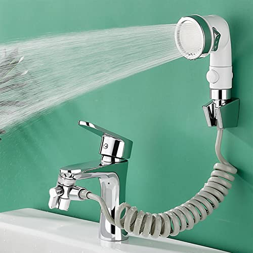 Kuuleyn Waschbecken-Wasserhahn-Umstellventil, Wasserfilter, Badezimmer, Küche, Waschbecken, Waschbecken, Wasserhahn-Splitter, Umlenkventil auf Schlauch-Adapter M24