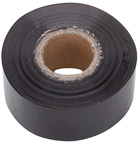 Gsycle 1 Roll Hot Stamping Foil Paper, 3cm Width 120 Meters Leather Cloth Package Box DIY Decoration Accessories for Cloth Package Box (Black)